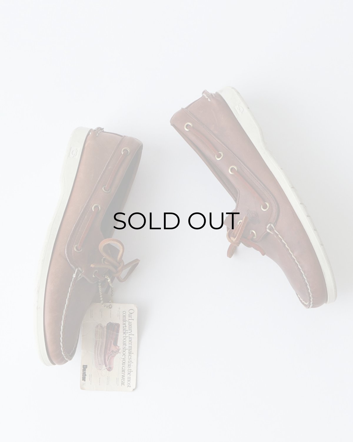 画像5: 80's DEXTER LEATHER DECK SHOES "MADE IN USA" "DEADSTOCK" 【size : 8 M】 (5)