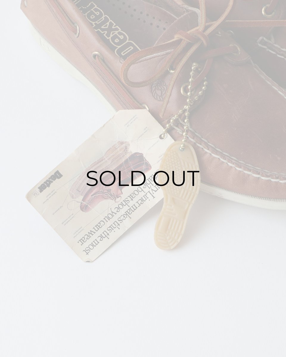 画像12: 80's DEXTER LEATHER DECK SHOES "MADE IN USA" "DEADSTOCK" 【size : 8 M】 (12)