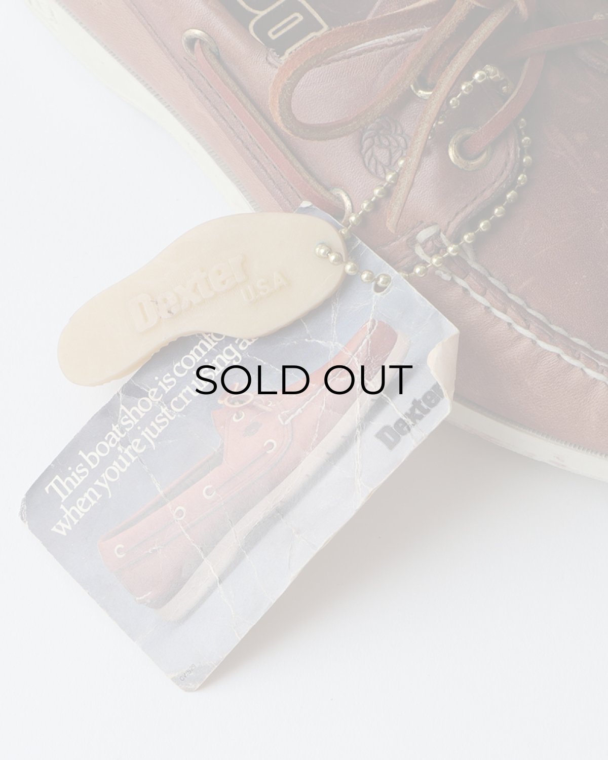 画像13: 80's DEXTER LEATHER DECK SHOES "MADE IN USA" "DEADSTOCK" 【size : 8 M】 (13)