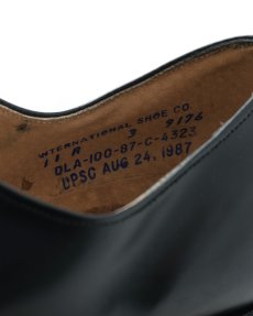 画像10: 80's US NAVY LEATHER OXFORD SERVICE SHOES "DEADSTOCK?" 【size : 11 R】 (10)