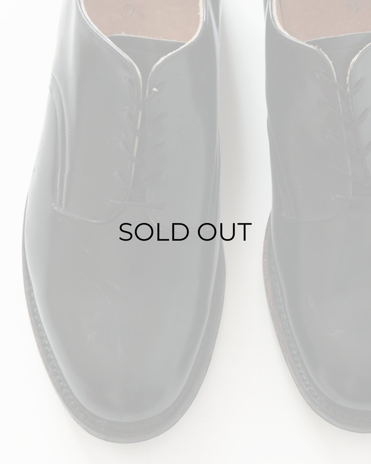 画像5: 80's US NAVY LEATHER OXFORD SERVICE SHOES "MINT CONDITION" 【size : 10 W】 (5)