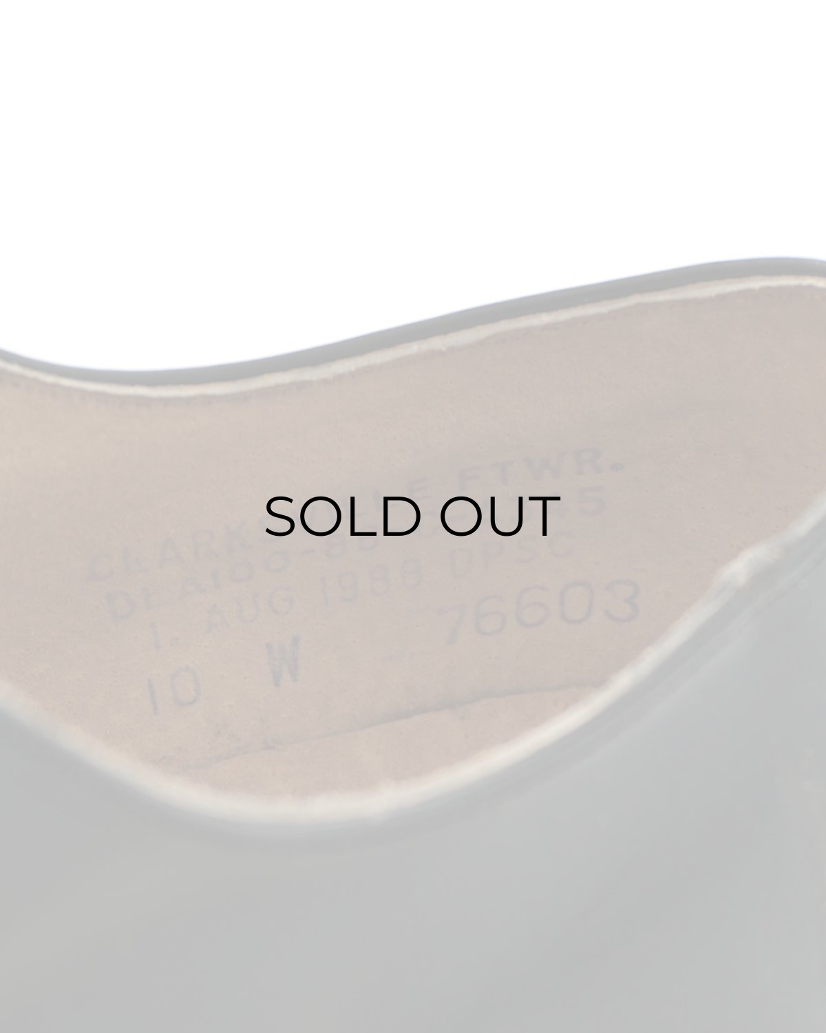 画像11: 80's US NAVY LEATHER OXFORD SERVICE SHOES "MINT CONDITION" 【size : 10 W】 (11)