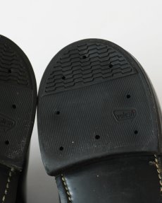 画像12: 80's US NAVY LEATHER OXFORD SERVICE SHOES "MINT CONDITION" 【size : 10 W】 (12)