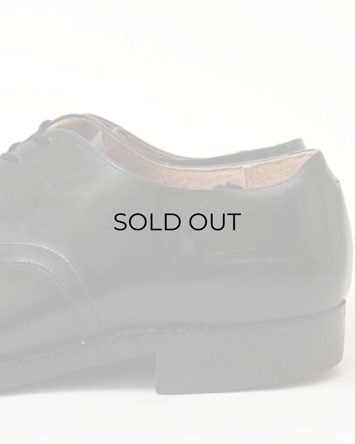 画像8: 80's US NAVY LEATHER OXFORD SERVICE SHOES "MINT CONDITION" 【size : 10 W】 (8)