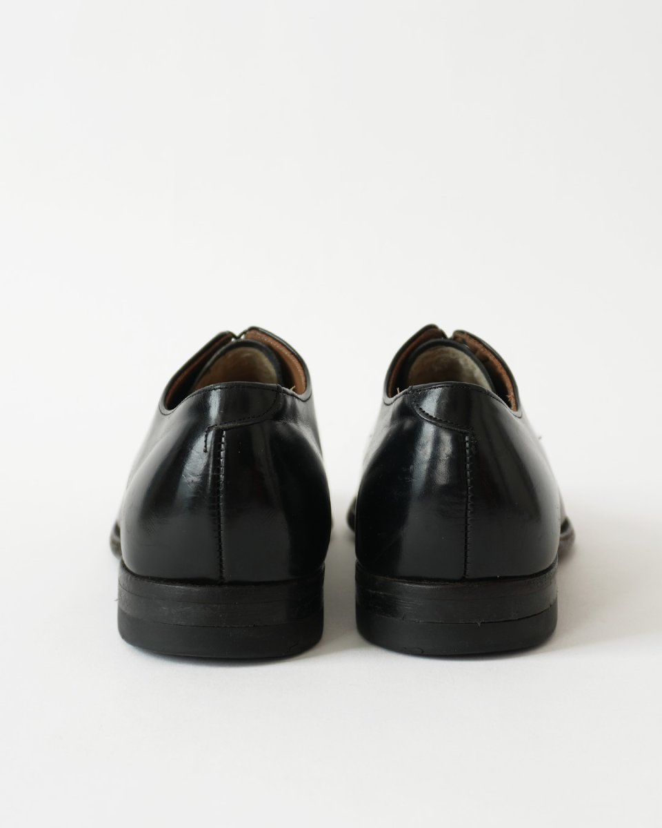 画像4: 〜70's US NAVY LEATHER OXFORD SERVICE SHOES "LEATHER SOLE" 【size : 9 1/2 R 〜10 R 程度】 (4)
