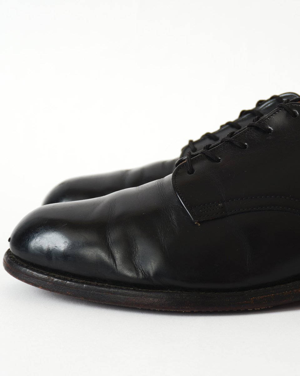 画像8: 〜70's US NAVY LEATHER OXFORD SERVICE SHOES "LEATHER SOLE" 【size : 9 1/2 R 〜10 R 程度】 (8)