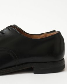 画像9: 〜70's US NAVY LEATHER OXFORD SERVICE SHOES "LEATHER SOLE" 【size : 9 1/2 R 〜10 R 程度】 (9)