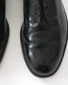 画像7: 〜70's US NAVY LEATHER OXFORD SERVICE SHOES "LEATHER SOLE" 【size : 9 1/2 R 〜10 R 程度】 (7)