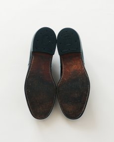 画像5: 〜70's US NAVY LEATHER OXFORD SERVICE SHOES "LEATHER SOLE" 【size : 9 1/2 R 〜10 R 程度】 (5)