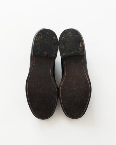 画像6: 〜60's US NAVY LEATHER OXFORD SERVICE SHOES "6 EYELET" 【size : 10 W 程度】 (6)