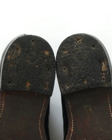 画像15: 〜60's US NAVY LEATHER OXFORD SERVICE SHOES "6 EYELET" 【size : 10 W 程度】 (15)