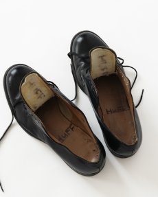 画像8: 〜60's US NAVY LEATHER OXFORD SERVICE SHOES "6 EYELET" 【size : 10 W 程度】 (8)