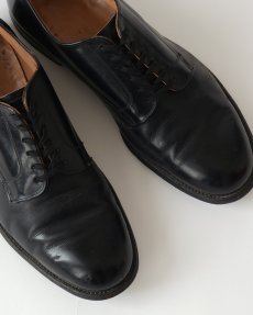 画像9: 〜60's US NAVY LEATHER OXFORD SERVICE SHOES "6 EYELET" 【size : 10 W 程度】 (9)