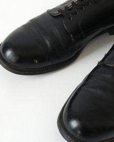 画像11: 〜60's US NAVY LEATHER OXFORD SERVICE SHOES "6 EYELET" 【size : 10 W 程度】 (11)