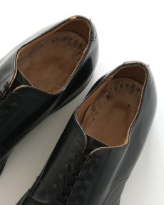 画像10: 〜60's US NAVY LEATHER OXFORD SERVICE SHOES "6 EYELET" 【size : 10 W 程度】 (10)