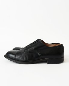 画像2: 〜60's US NAVY LEATHER OXFORD SERVICE SHOES "6 EYELET" 【size : 10 W 程度】 (2)