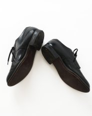 画像5: 〜60's US NAVY LEATHER OXFORD SERVICE SHOES "6 EYELET" 【size : 10 W 程度】 (5)