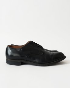 画像4: 〜60's US NAVY LEATHER OXFORD SERVICE SHOES "6 EYELET" 【size : 10 W 程度】 (4)