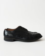 画像4: 〜60's US NAVY LEATHER OXFORD SERVICE SHOES "6 EYELET" 【size : 10 W 程度】 (4)