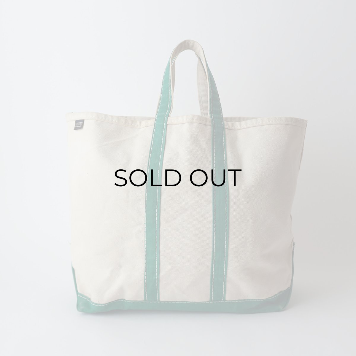 画像3: 80's LANDS' END COTTON CANVAS TOTE BAG "NANCY" (3)