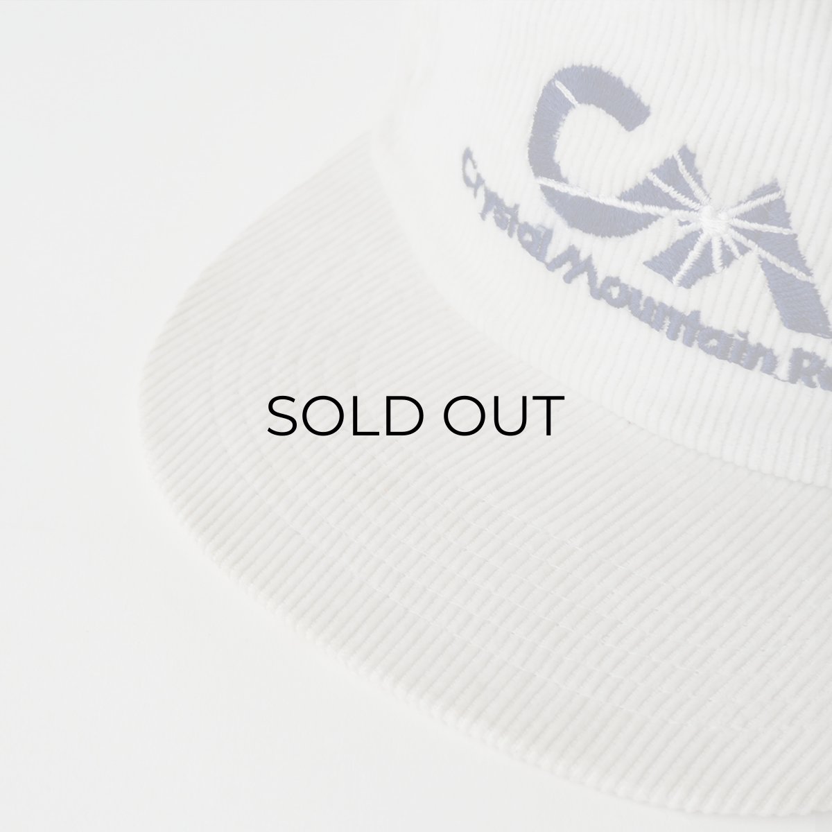 画像7: 80's Sports Accessories COTTON CORDUROY EMBROIDERED 5-PANEL CAP "Crystal Mountain Resort" (7)