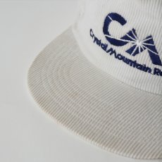 画像7: 80's Sports Accessories COTTON CORDUROY EMBROIDERED 5-PANEL CAP "Crystal Mountain Resort" (7)