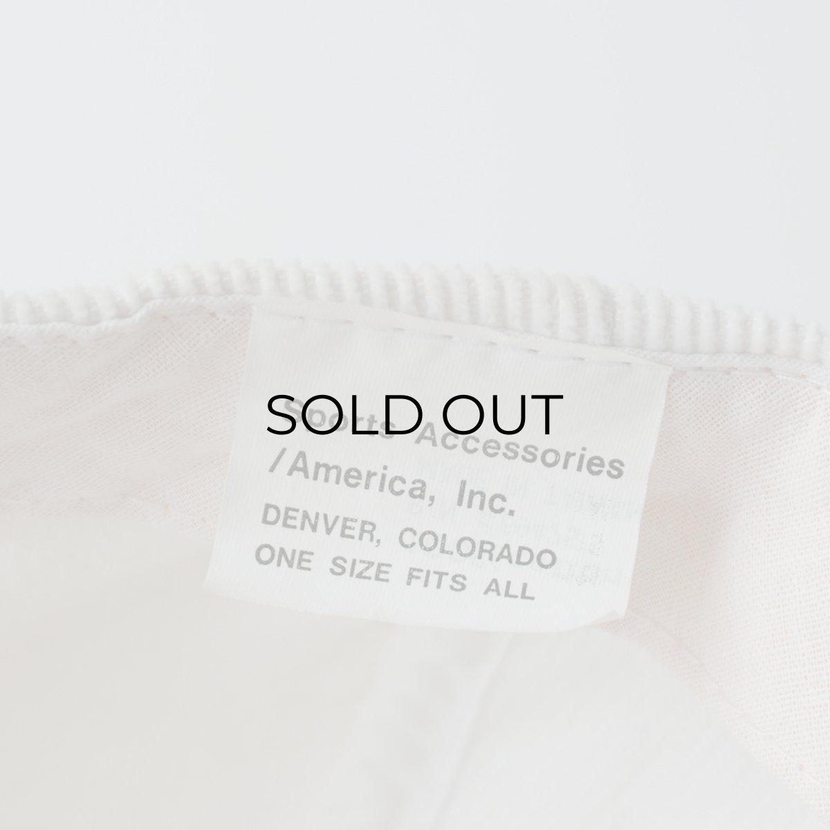 画像9: 80's Sports Accessories COTTON CORDUROY EMBROIDERED 5-PANEL CAP "Crystal Mountain Resort" (9)