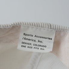 画像9: 80's Sports Accessories COTTON CORDUROY EMBROIDERED 5-PANEL CAP "Crystal Mountain Resort" (9)