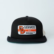 画像1: 80's CARDINAL CAP & JACKET CO. 2-TONE TRUCKER MESH CAP with PATCH "D&D SERVICE" (1)