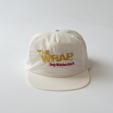 画像1: 〜90's UNKNOWN BRAND NYLON EMBROIDERED 5-PANEL CAP "THE WRAP" (1)