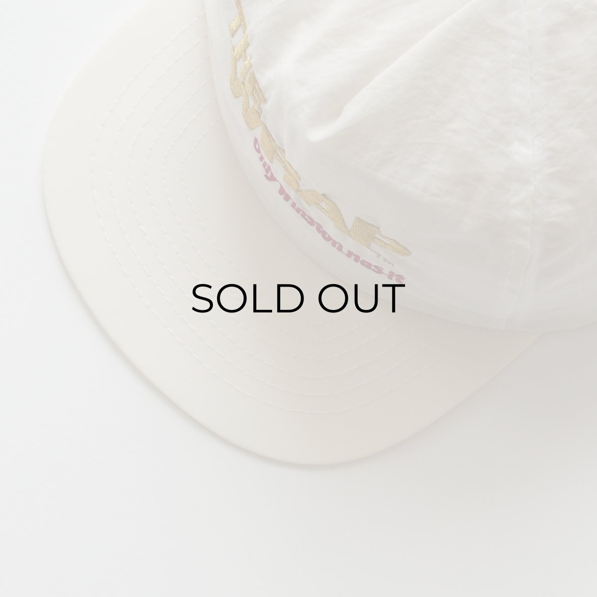 画像8: 〜90's UNKNOWN BRAND NYLON EMBROIDERED 5-PANEL CAP "THE WRAP" (8)