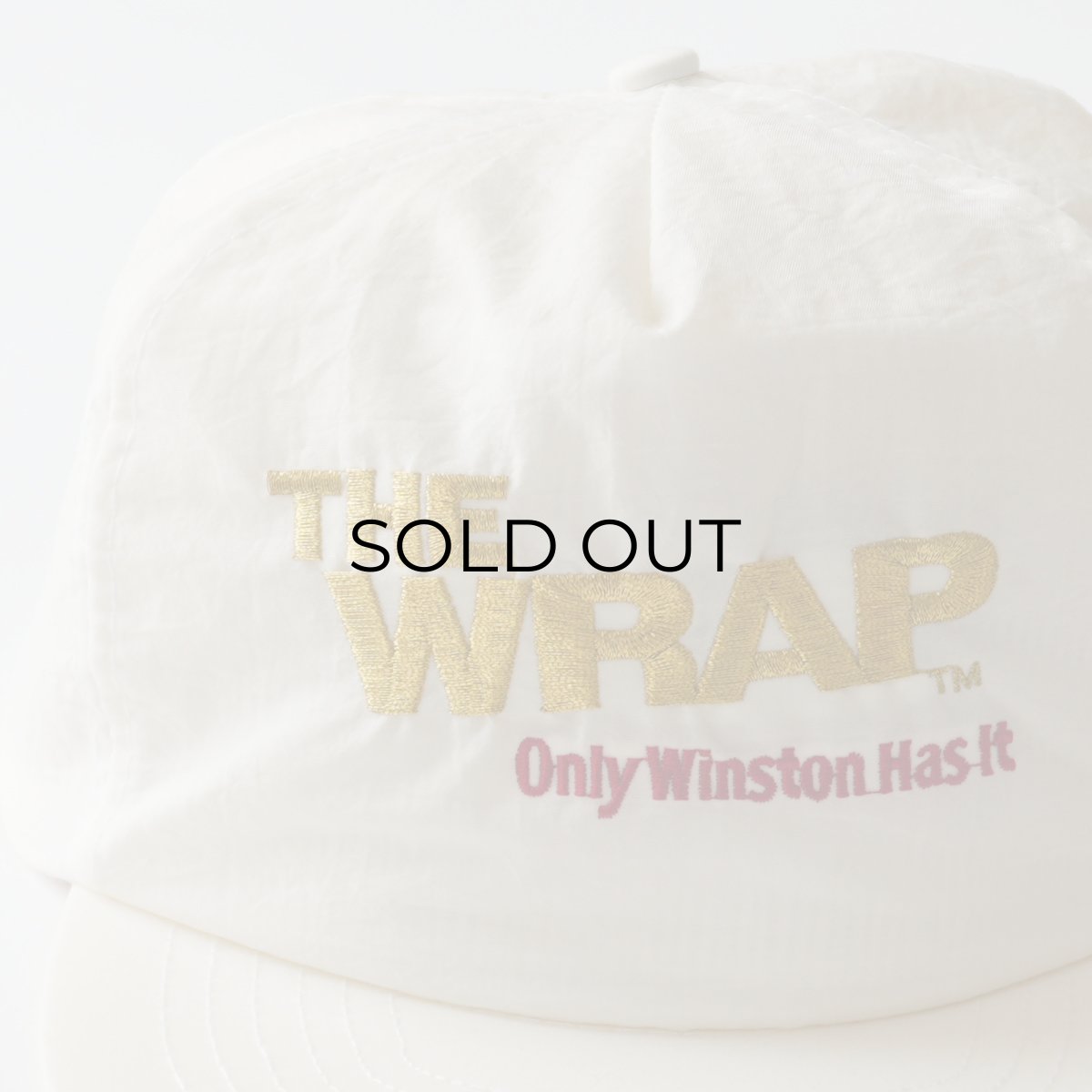 画像6: 〜90's UNKNOWN BRAND NYLON EMBROIDERED 5-PANEL CAP "THE WRAP" (6)