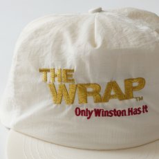 画像6: 〜90's UNKNOWN BRAND NYLON EMBROIDERED 5-PANEL CAP "THE WRAP" (6)