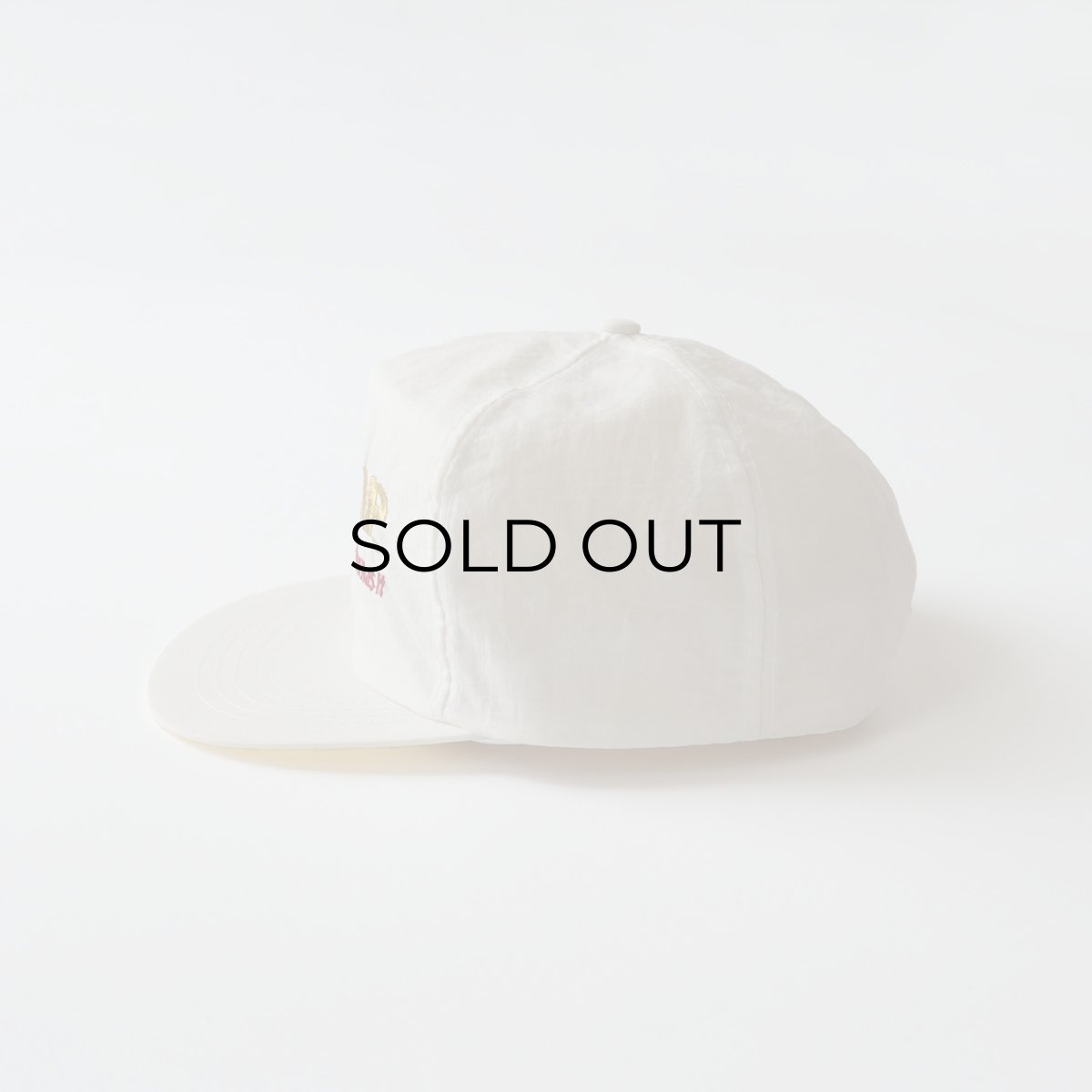 画像2: 〜90's UNKNOWN BRAND NYLON EMBROIDERED 5-PANEL CAP "THE WRAP" (2)