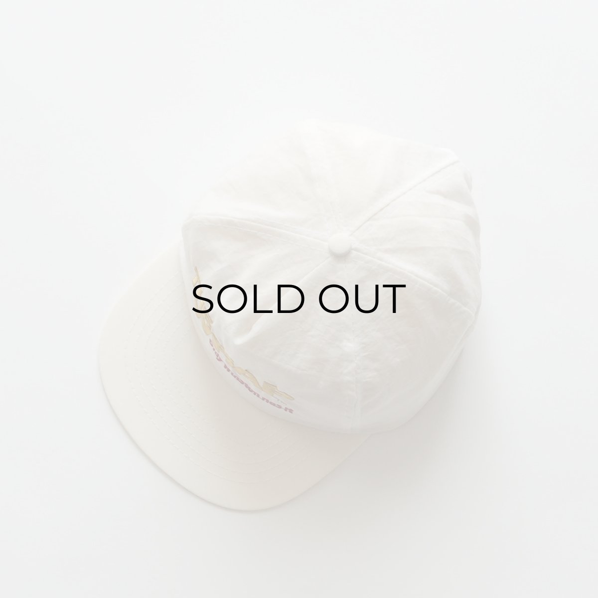 画像3: 〜90's UNKNOWN BRAND NYLON EMBROIDERED 5-PANEL CAP "THE WRAP" (3)