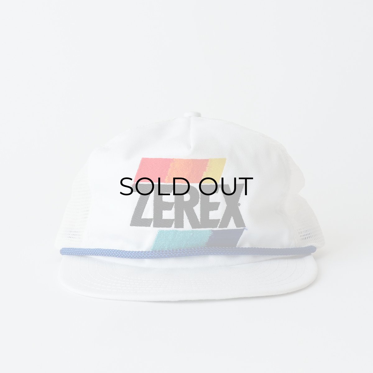 画像1: 〜90's EAGLE RIDGE EMBROIDERED TRUCKER MESH CAP "ZEREX" "MADE IN USA" (1)