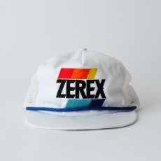 画像1: 〜90's EAGLE RIDGE EMBROIDERED TRUCKER MESH CAP "ZEREX" "MADE IN USA" (1)