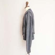 画像8: 〜70's UNKNOWN BRAND ACRYLIC STRIPE KNIT CARDIGAN (8)
