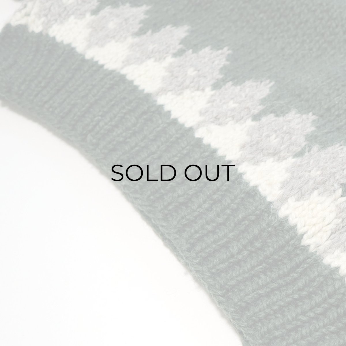 画像7: OLD UNKNOWN BRAND WOOL HAND KNIT NORDIC SWEATER (7)