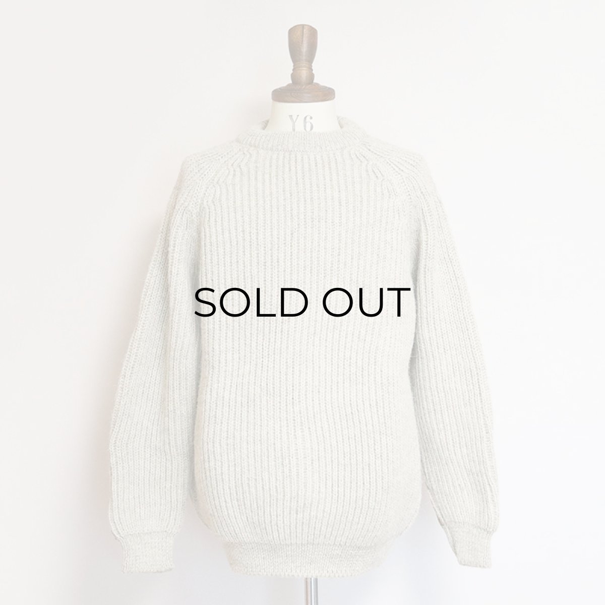 画像8: WOODBOUND by EASTERN MOUNTAIN SPORTS WOOL KNIT SUEDE ELBOW PATCH SWEATER "MADE IN THE U.K." (8)