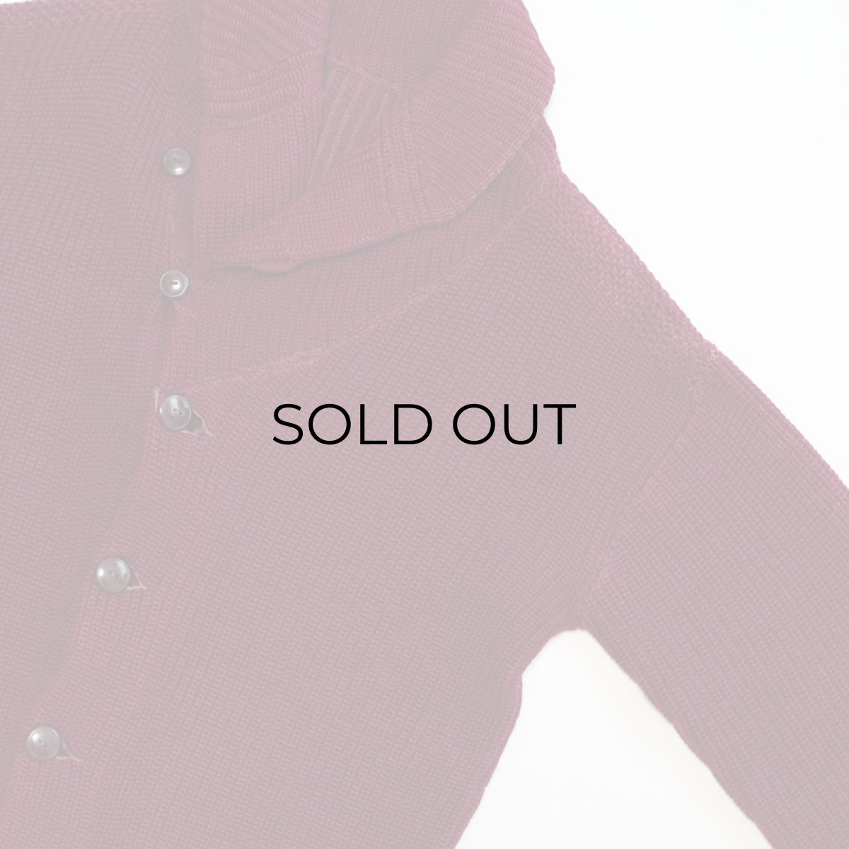 画像3: 〜30's UNKNOWN BRAND WOOL KNIT SHAWL COLLAR CARDIGAN (3)