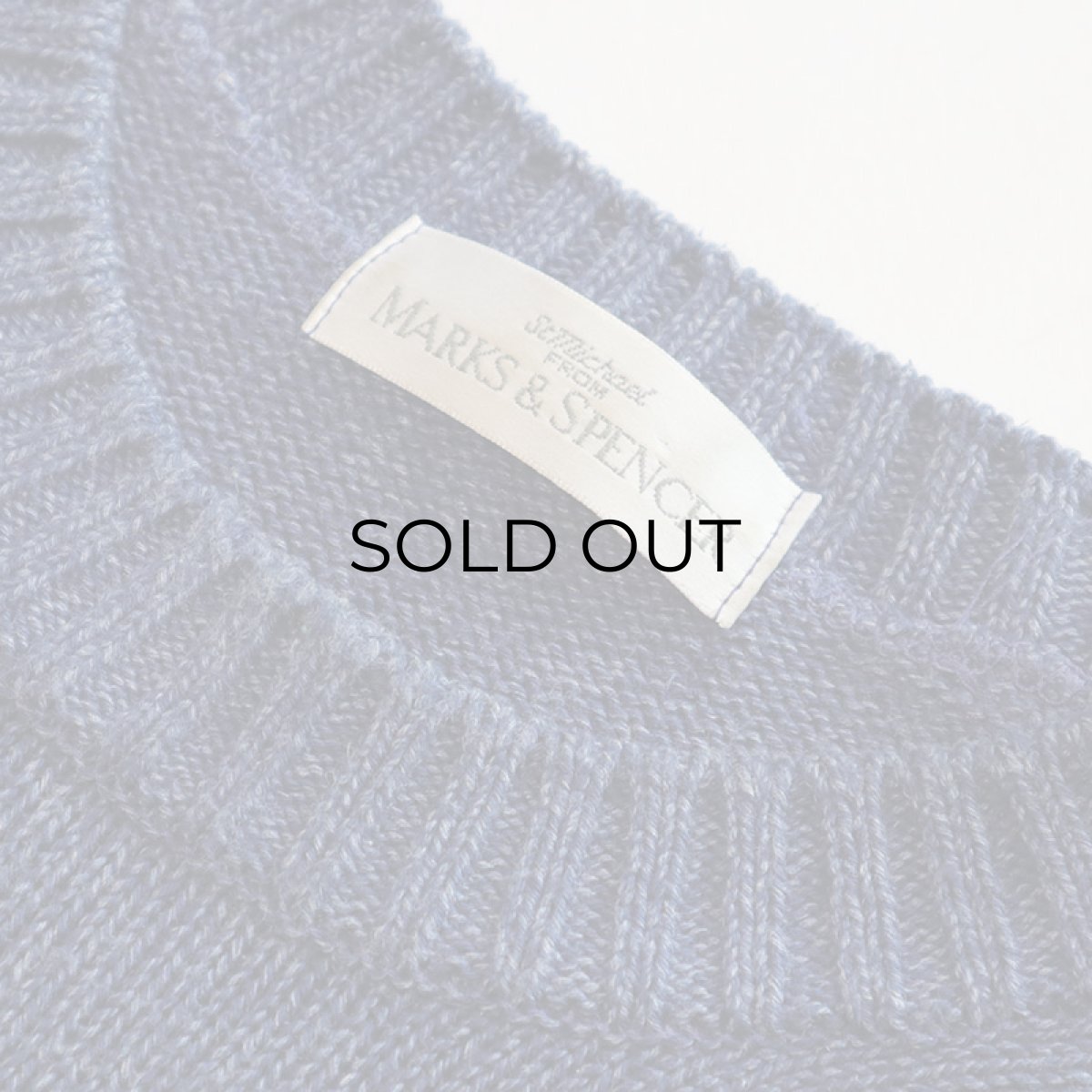 画像5: MARKS & SPENCER COTTON KNIT SWEATER "MADE IN THE U.K." (5)