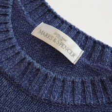 画像5: MARKS & SPENCER COTTON KNIT SWEATER "MADE IN THE U.K." (5)