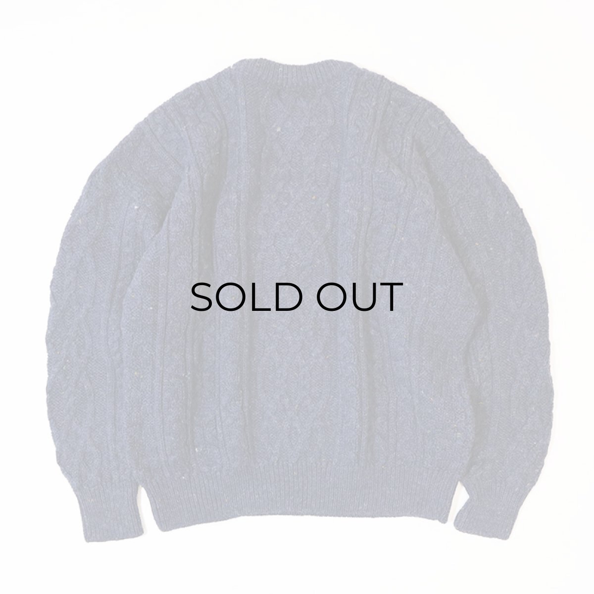 画像2: CALLAN WOOL KNIT FISHERMAN'S SWEATER (2)