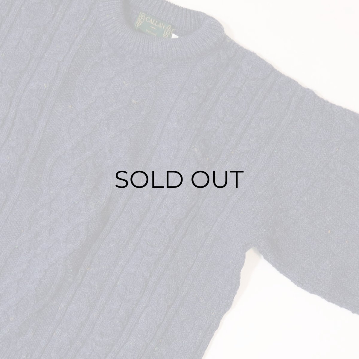 画像3: CALLAN WOOL KNIT FISHERMAN'S SWEATER (3)