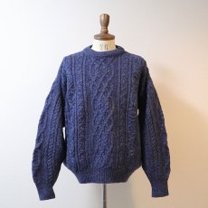 画像7: CALLAN WOOL KNIT FISHERMAN'S SWEATER (7)