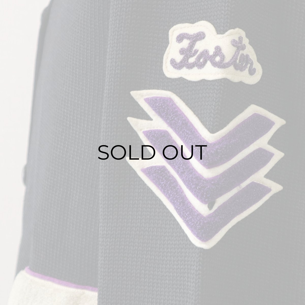 画像7: 50's Sportcraft BLACK WOOL KNIT AWARD CARDIGAN (7)