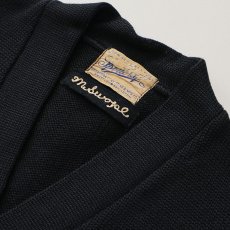 画像10: 50's Sportcraft BLACK WOOL KNIT AWARD CARDIGAN (10)