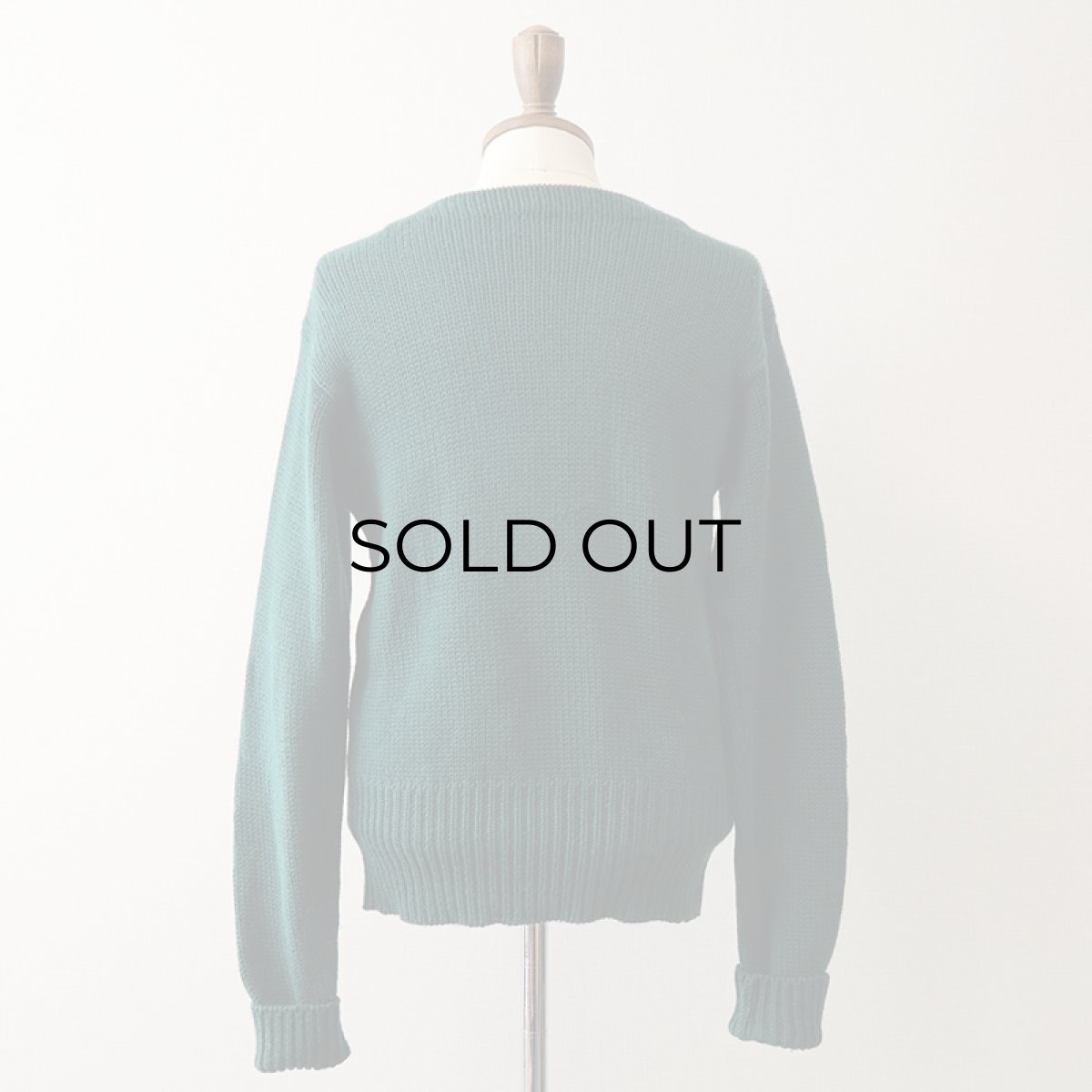 画像10: 〜60's UNKNOWN BRAND WOOL KNIT BOAT NECK AWARD SWEATER (10)