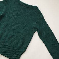 画像3: 〜60's UNKNOWN BRAND WOOL KNIT BOAT NECK AWARD SWEATER (3)